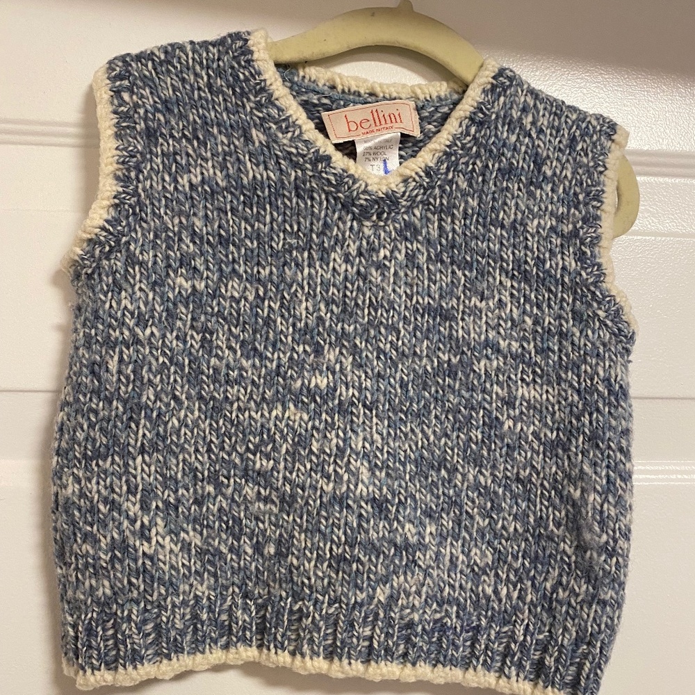 Italian Boutique Boys Bellini Knitted Vest 3T